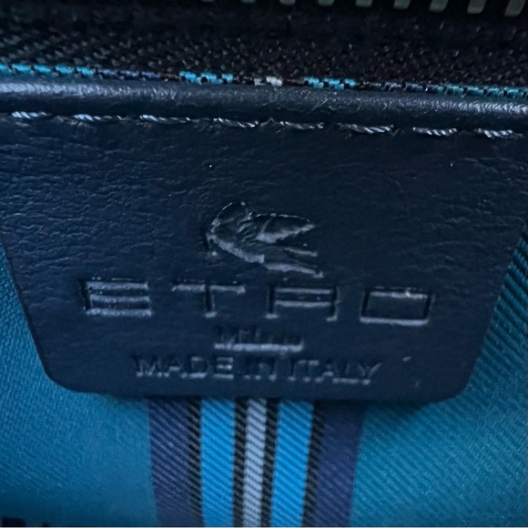 Etro Love Trotter Pegasus Hand Bag With Shoulder Strap Embroidered - Picture 9 of 12